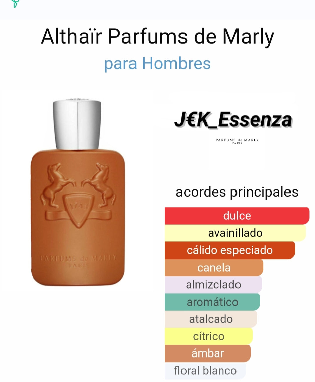 Althaïr de Parfums de Marly